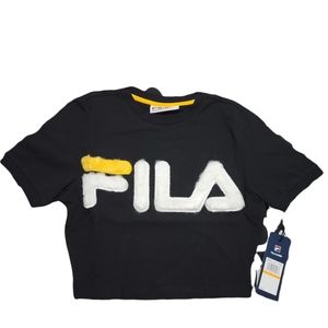 FILA Barbara Faux Fur Logo Ring Tee